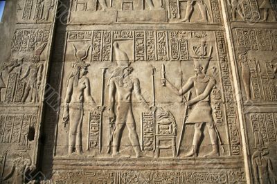 egyptian wall relief