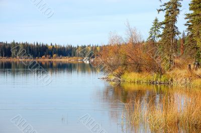 Lakeview in autumn