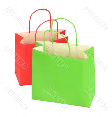 two shopping bags two shopping bags
