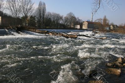 River Fulda near Kassel, Germany