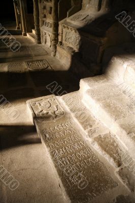 tomb in church