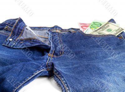 bluejeans and money