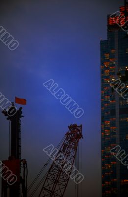 construction cranes
