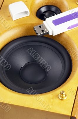 loudspeaker and usb key
