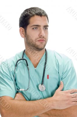 portrait of handsome doctor