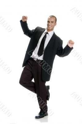 happy successful man