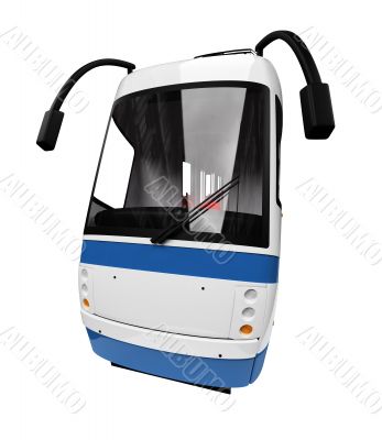 tramway over white tramway over white