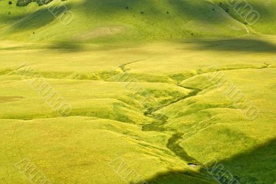 Piana di Castelluccio - Karstic phenomenon