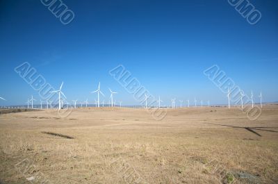 country full of energy mills