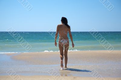 sexy woman at the beach