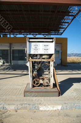 old gas pump