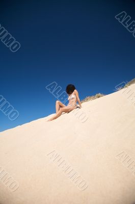 sitting on the dune