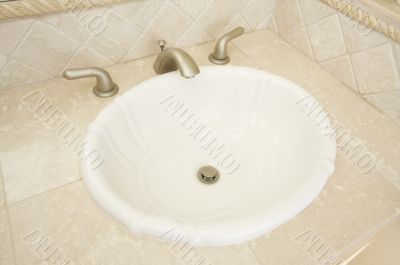 Shell Sink and Faucet