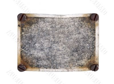 The rusty information tablet