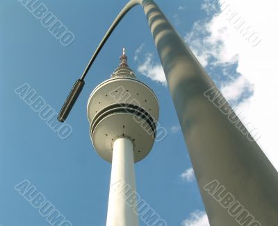 The television tower of the german city Hamburg