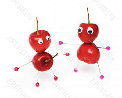 Amusing sweet cherry