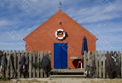 Fisherman house on Bornholm, Denmark