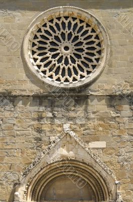 Amatrice - Rose window Amatrice - Rose window