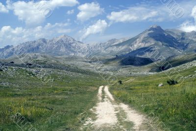 Campo Imperatore at summer Campo Imperatore at summer