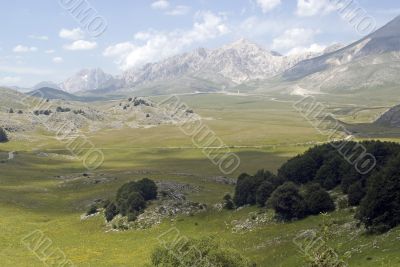 Campo Imperatore at summer Campo Imperatore at summer