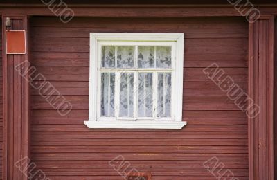 Window of rural house