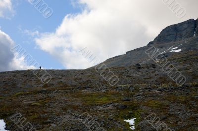 Tourist going on a grief
