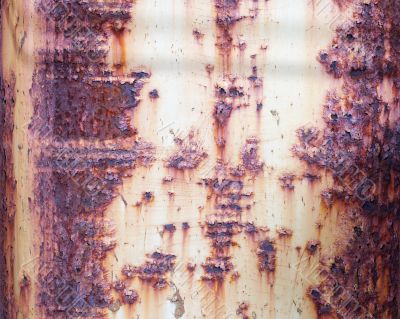 Rusty old metal surface