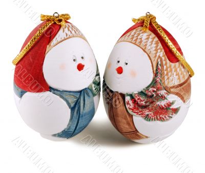 Preparation for christmas holidays, christmas-tree decorations