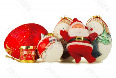 Preparation for christmas holidays, christmas-tree decorations Preparation for christmas holidays, christmas-tree decorations