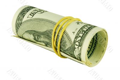 One hundred dollar bill roll
