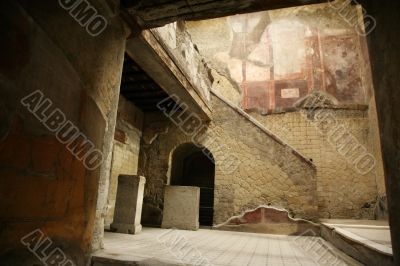 ancient school herculanum