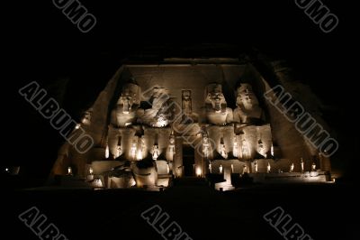 abu simbel night