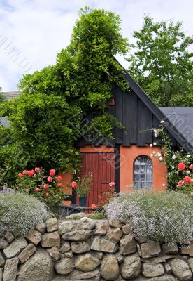 House in the nordic style, Bornholm, Denmark