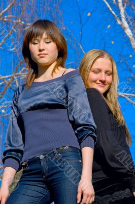 Two girlfriends Two girlfriends