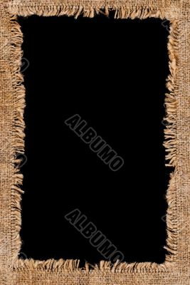 Framework made of a rough sacking