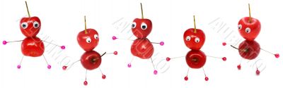 Funny sweet cherry