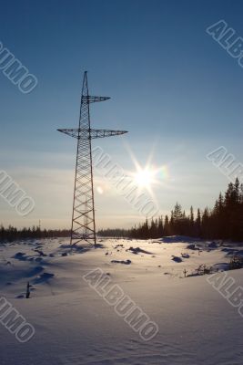 New high-voltage tower