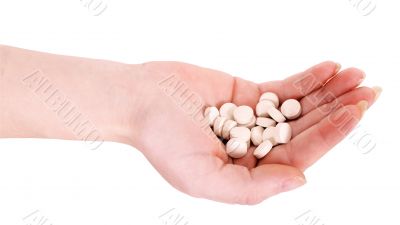 Handful of tablets