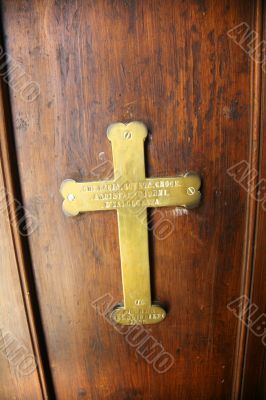 cross on door cross on door