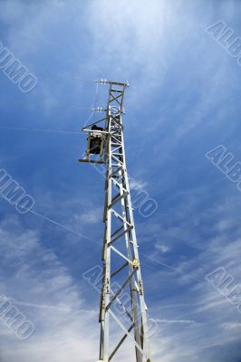 electricity tower side electricity tower side