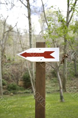 left arrow sign