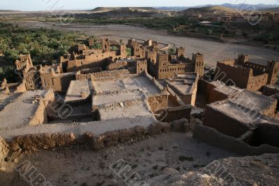 kasbah from the mountain