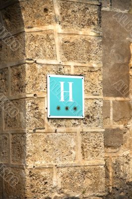 hotel sign