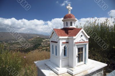 mini white church