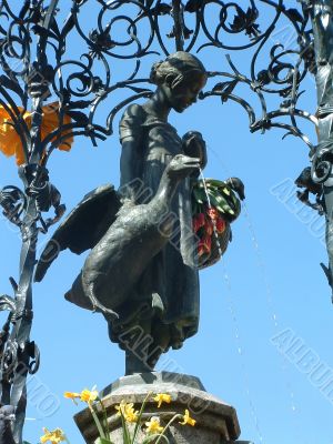 Gänseliesel - landmark of Göttingen, Germany