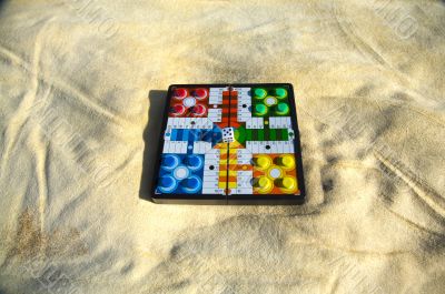 Parcheesi front view Parcheesi front view