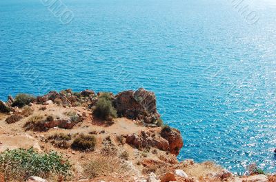 Wild sea coast