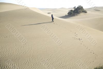 walking the dune