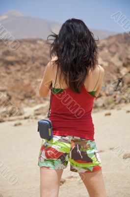 woman with shorts woman with shorts