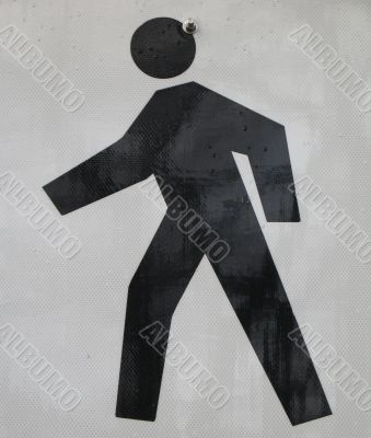 pedestrian sign